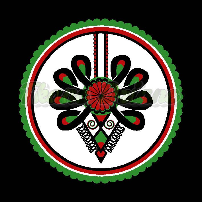 TkaneDziane.pl > PANEL DRUKOWANY PARZENICA TŁO CZARNE NR 2